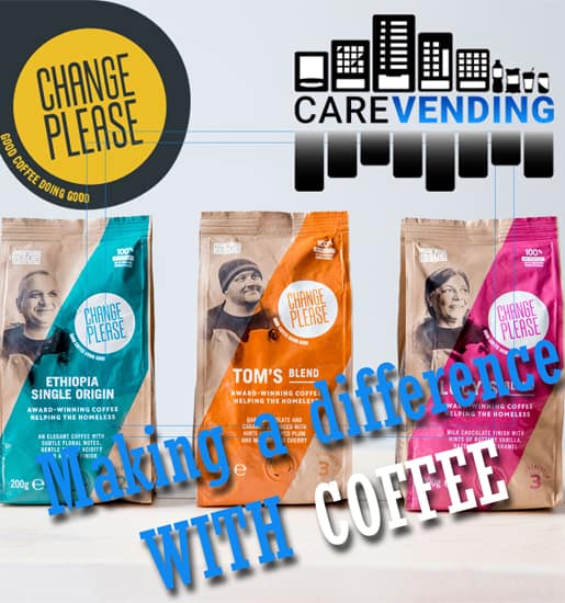 care vending change please coffee choices